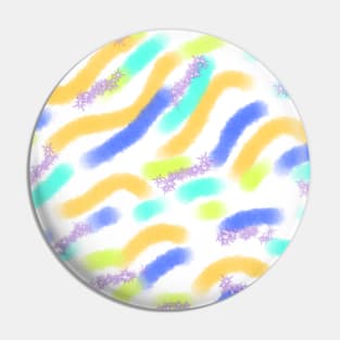 Colorful watercolor abstract glitter art Pin