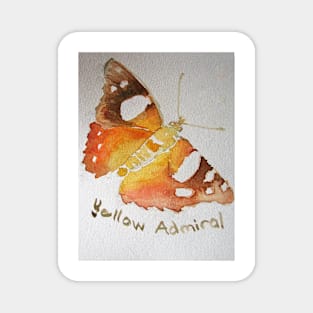 Butterfly Watercolor Painting Magnet