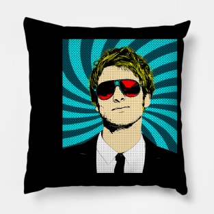 Pop Art Handsome Men Glasses Pillow