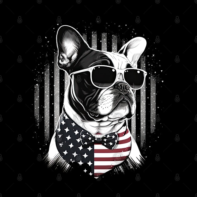 French Bulldog 4th of July by JayD World