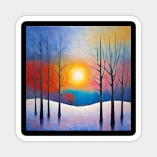 Winter Solstice Magnet