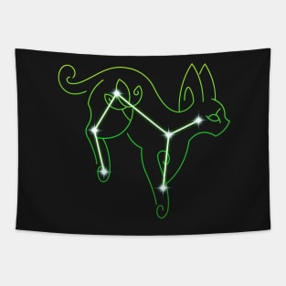 Leptailurus Cervarius Constellation Tapestry