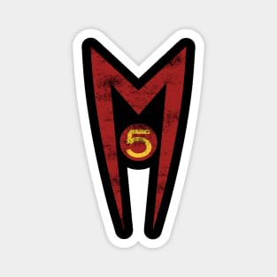 Mach 5 Distressed Magnet