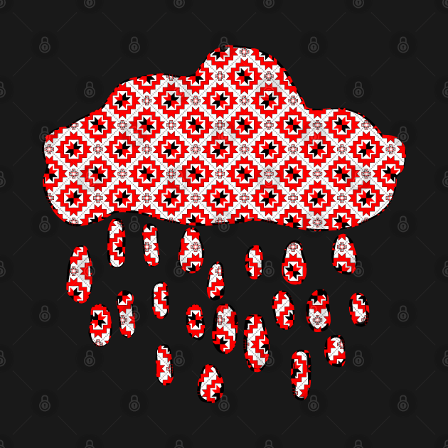 Belarusian pattern. A cloud. by Sitenkova