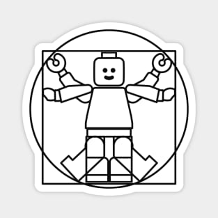 Lego Vitruvius Magnet