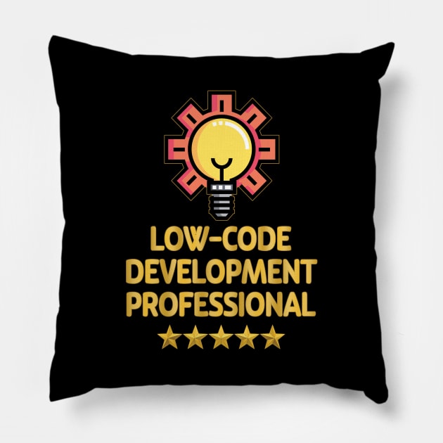 Low-Code Development Professional Pillow by UltraQuirky