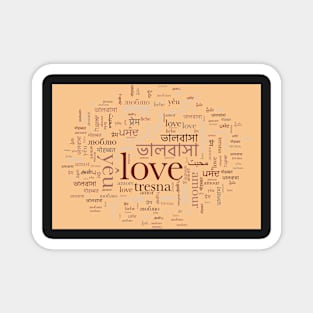 The language of love Magnet