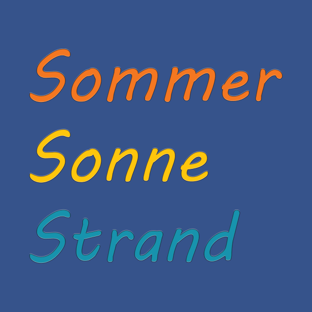 Sommer, Sonne, Strand by PandLCreations