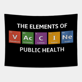 Pro Vaccine Elements of the Periodic Table Tapestry