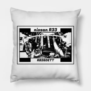 NISSAN SKYLINE GT-R R33 ENGINE Pillow