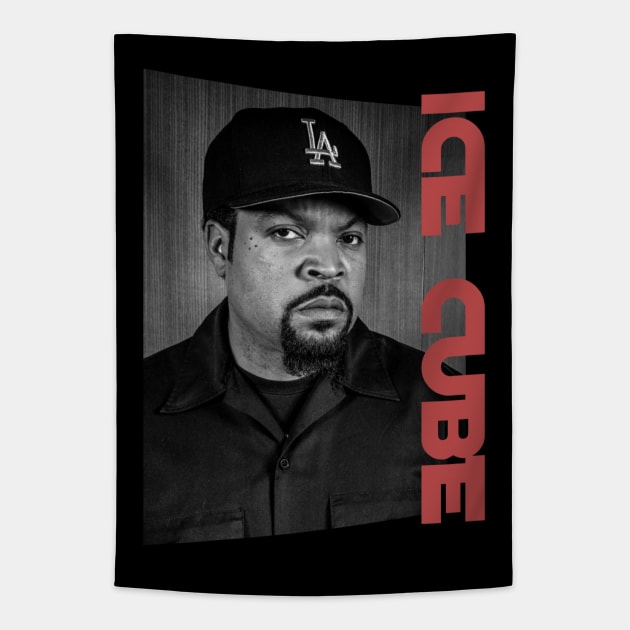 ice cube vintage - monochrome style Tapestry by BUBBLEMOON