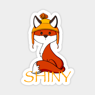 Shiny Firefly Fox Magnet