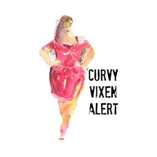 Curvy Vixen Alert T-Shirt