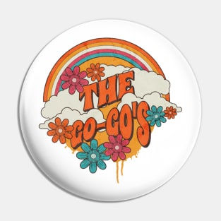 Retro Rainbow - The Gogos Pin