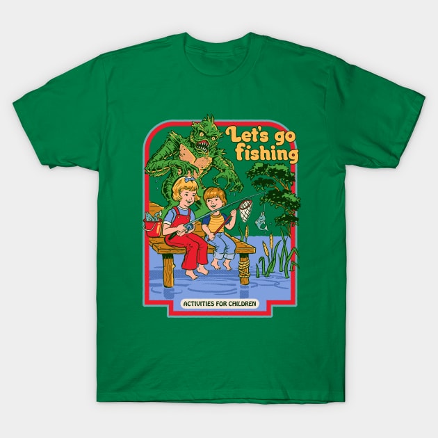 Let's Go Fishing - Funny - T-Shirt