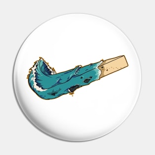 Surfing Beach Wave Arena Pin