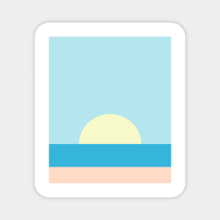 Simple beach Magnet