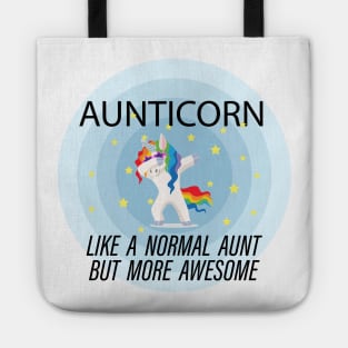 Aunticorn like a normal aunt but more awesome. Unicorn. Tote