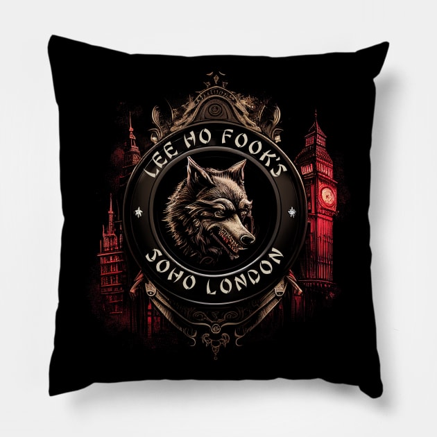 Lee Ho Fooks - Soho London - 1978 - Warren Zevon - Werewolves of London - 3D Pillow by Barn Shirt USA