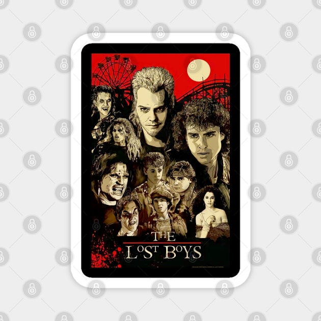 The Lost Boys 80s Horror Movie Magnet by sudaisgona