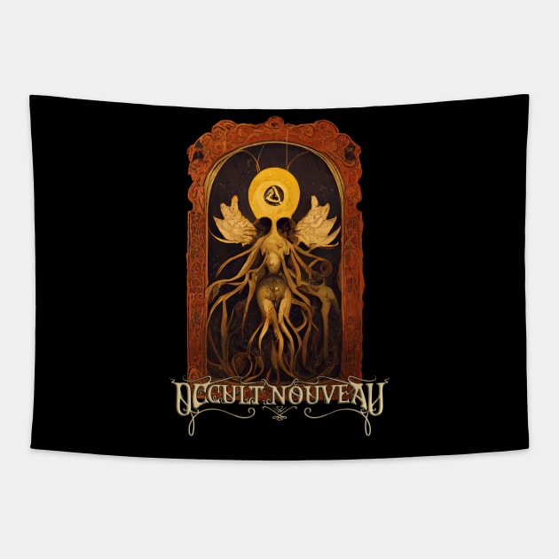 Occult Nouveau - Angel of Lost Sanity Tapestry by AltrusianGrace
