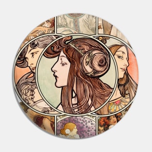 Art Nouveau Collection Pin