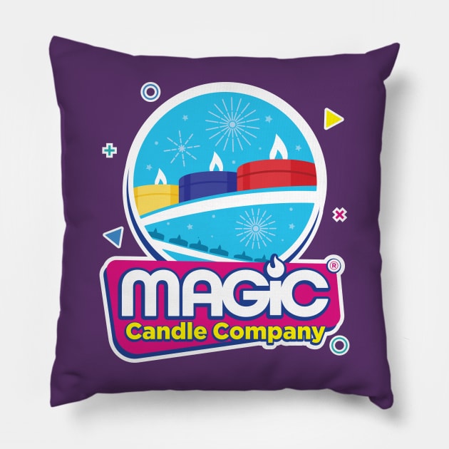 Magic Candle Company 80s Logo Pillow by MagicCandleCompany