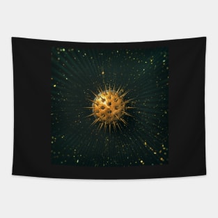 Abstract Dark Sphere Tapestry