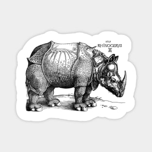 Albrecht Durer's Rhinoceros Magnet