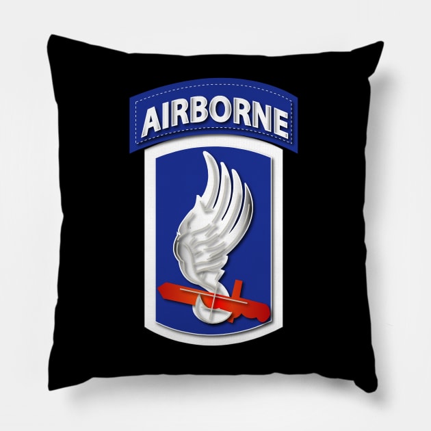 173rd Airborne Brigade - SSI wo Txt Pillow by twix123844