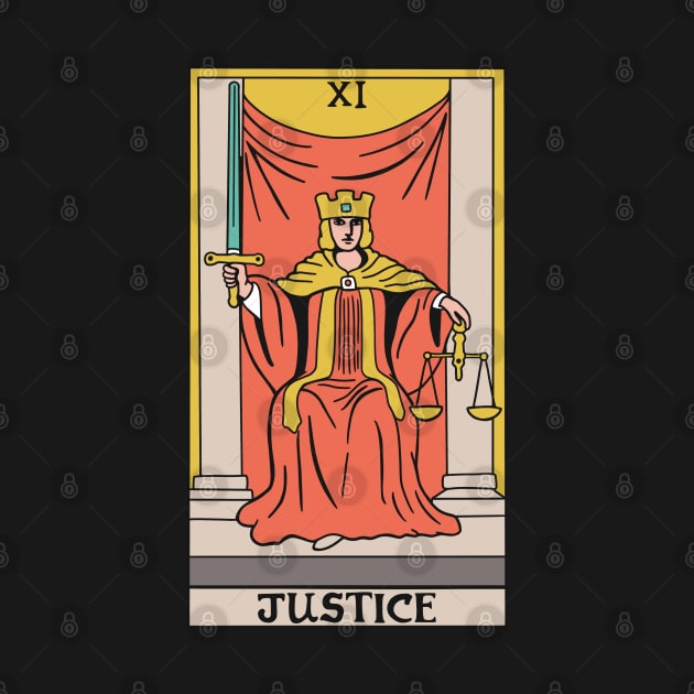 Justice Tarot Card - Witchy Magic by isstgeschichte