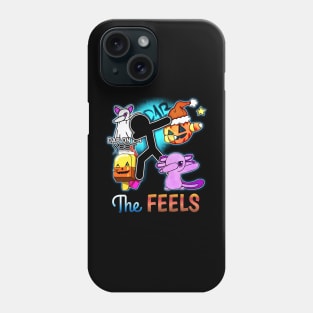 The Feels - Cute Halloween Creatures - Dabbing Yeet Meme - Funny Humor Graphic Gift Saying Phone Case