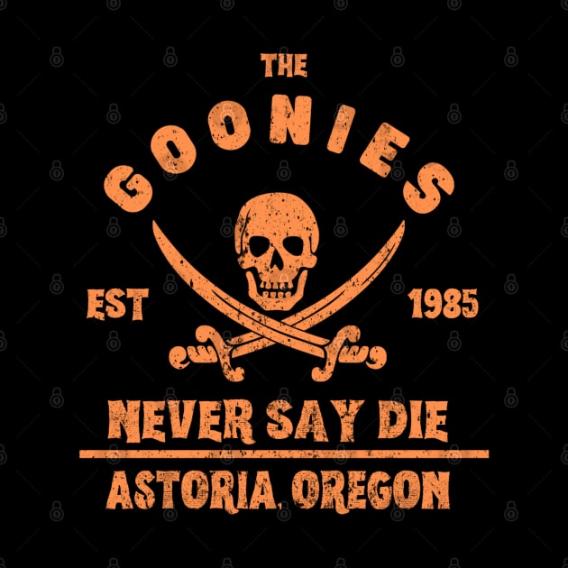 The Goonies Never Say Die Gold by Draw One Last Breath Horror 