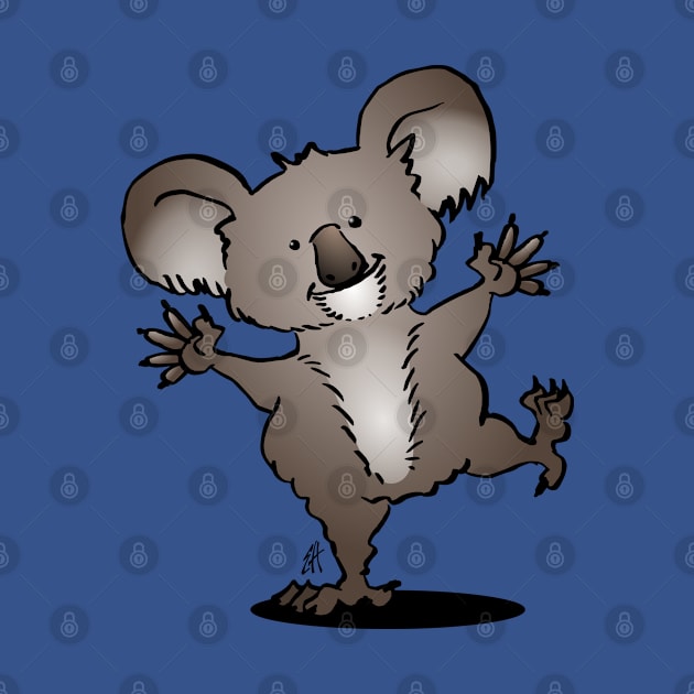 Dancing Koala - Australian Delight by Cardvibes