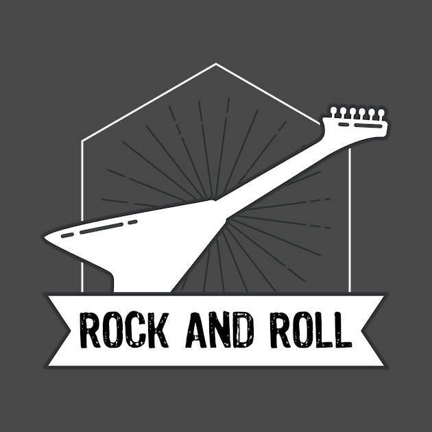 Rock N Roll Music T-Shirt T-Shirt by TPNStore