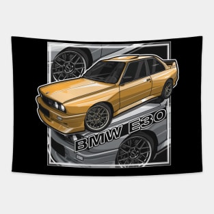 BMW E30 Coupe Tapestry