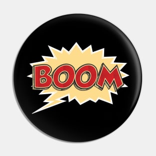 ✪ BOOM ✪ comic style bubble Pin