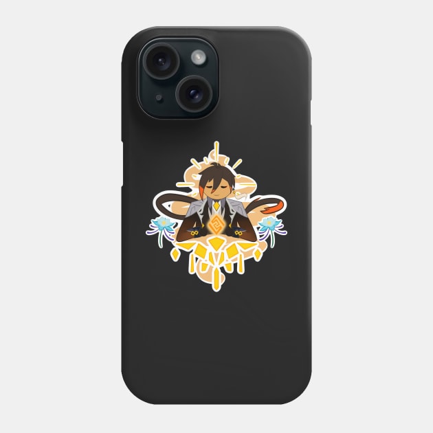 Zhongli Minimalist Phone Case by CorLapisJade