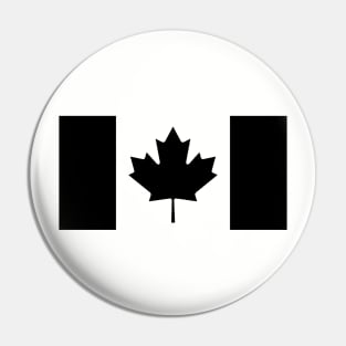 Canada Flag - Black Pin