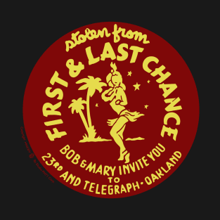 Vintage First Last Chance Tiki Bar T-Shirt