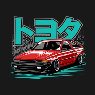 Red AE86 Trueno T-Shirt