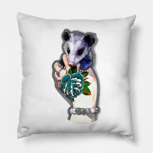 An Opossum in the Hand is Worth... Pillow