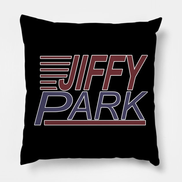 Jiffy Park Pillow by BoxDugArt