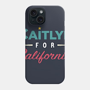 Caitlyn For California Governor Jenner CA Replace Newsom Phone Case
