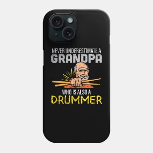 Drummer Grandpa Phone Case