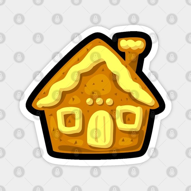 Ginger Bread house Magnet by holidaystore