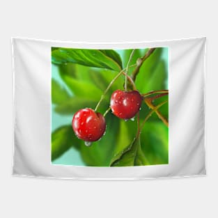 Cherry Painting Tapestry