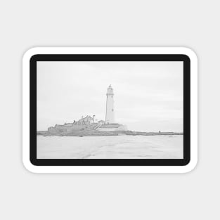 St marys lighthouse Magnet