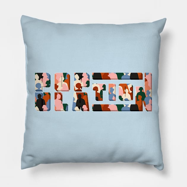 population 3D Pillow by nelateni