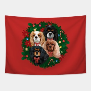 Cavalier Christmas and Holiday Gifts Tapestry